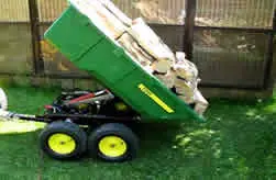 John Deere 19 cu.  ft dump cart