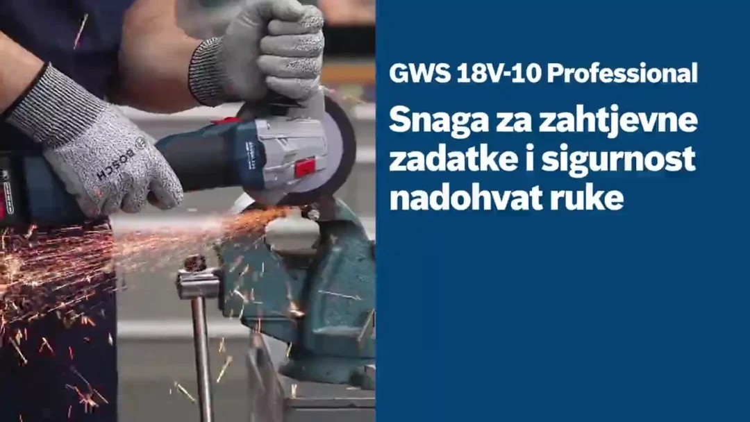 AKU BRUSILICA KUTNA BOSCH GWS 18V 10 18 V SOLO MODEL agropower 236798451 AgroPower Vrtni alati i strojevi