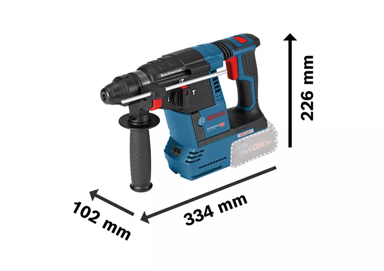 AKU BUSACI CEKIC BOSCH GBH 18V 26 18 V 60 Ah 26 J SA BATERIJOM I PUNJACEM agropower 648195327 AgroPower Vrtni alati i strojevi