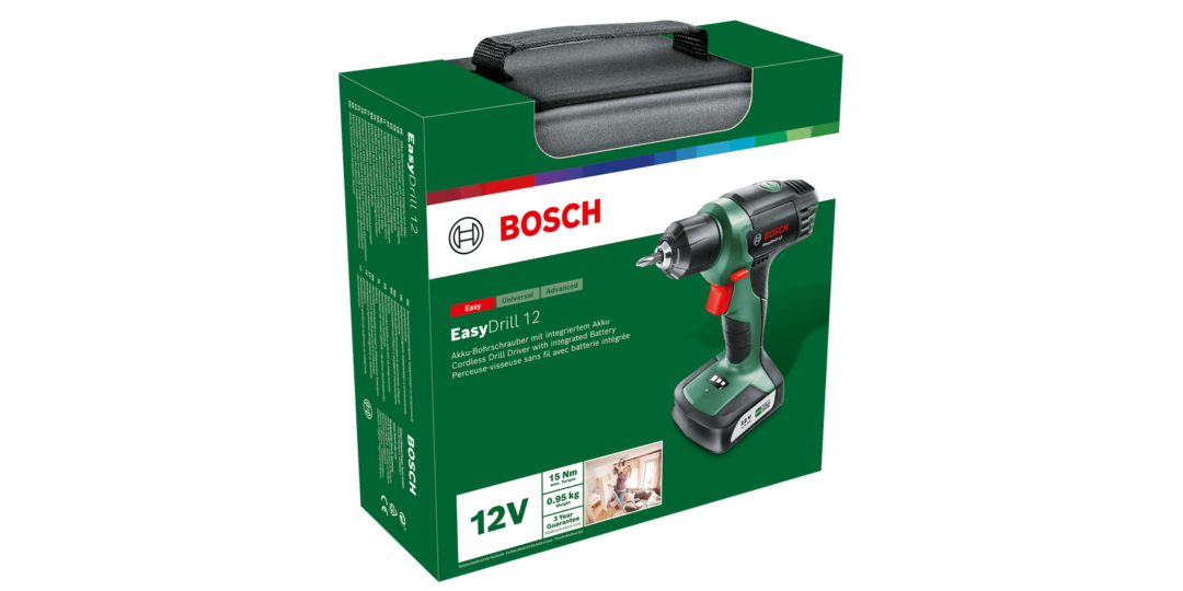 AKU BUSILICA ODVIJAC BOSCH EASYDRILL 12 12 V 15 Ah SA BATERIJOM I PUNJACEM agropower 594382167 AgroPower Vrtni alati i strojevi