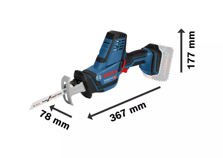 AKU SABLJASTA PILA 18V GSA 18 V LI C BOSCH PROFESSIONAL agropower 744950506 AgroPower Vrtni alati i strojevi