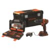 BLACK & DECKER BDCHD18S1KA-QW UDARNA BUŠILICA 18V SA PRIBOROM