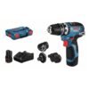 AKU BUŠILICA-ODVIJAČ BOSCH GSR 12V-35 FC 12 V, 3,0 Ah SA BATERIJOM I PUNJAČEM