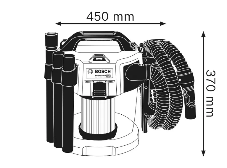 Bosch GAS 18V 10 L AKUMULATORSKI USISAVAC SOLO agropower 523579581 AgroPower Vrtni alati i strojevi