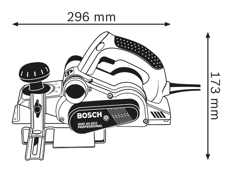 ELEKTRICNA BLANJALICA BOSCH GHO 40 82 C 850 W agropower 019724210 AgroPower Vrtni alati i strojevi