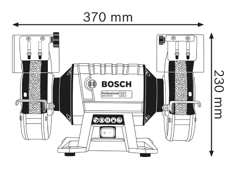 ELEKTRICNA BRUSILICA BOSCH GBG 60 20 DVOSTRANA 600 W agropower 064959193 AgroPower Vrtni alati i strojevi