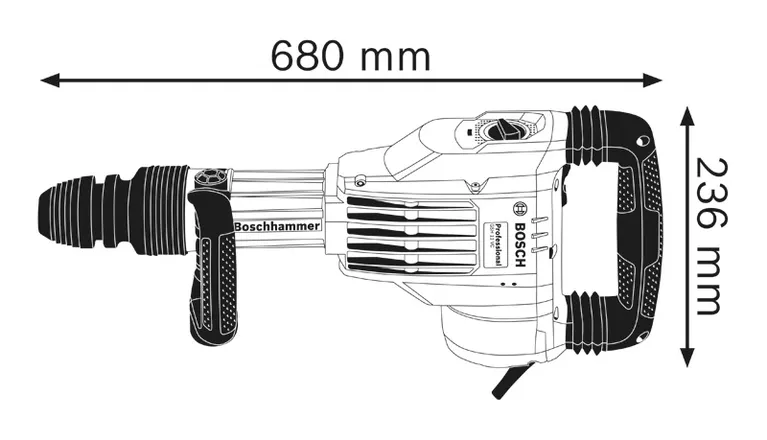 ELEKTRICNI UDARNI CEKIC BOSCH GSH 11 VC agropower 581296743 AgroPower Vrtni alati i strojevi