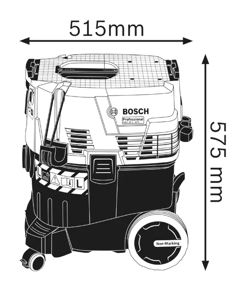 ELEKTRICNI USISAVAC BOSCH GAS 35 L AFC agropower 345672873 AgroPower Vrtni alati i strojevi