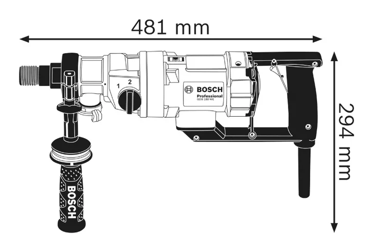 GDB 180 WE – DIJAMANTNA BUSILICA NAZIVNA PRIMLJENA SNAGA 2000 W BROJ OKRETAJA U PRAZNOM HODU 900 2800 MIN 1 agropower 469832517 AgroPower Vrtni alati i strojevi