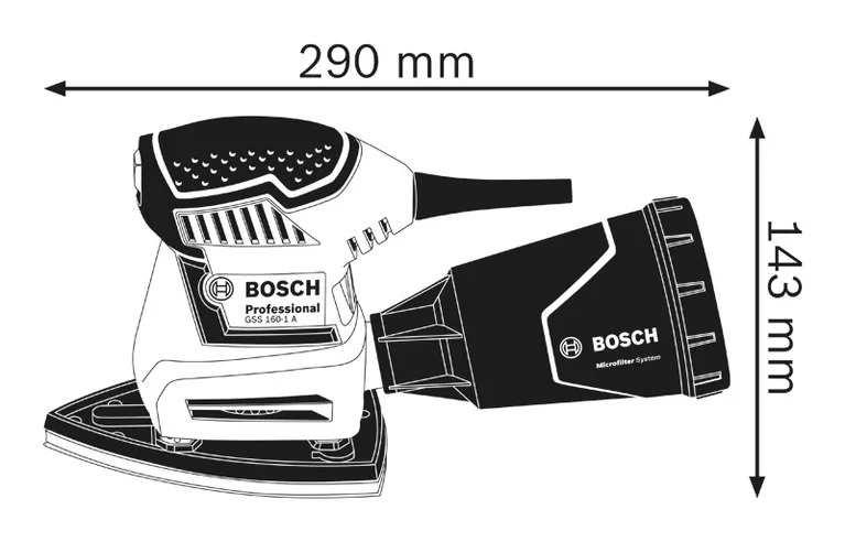 GSS 160 1 MULTI BOSCH OSCILATORNA ELEKTRICNNA BRUSILICA agropower 369528704 AgroPower Vrtni alati i strojevi