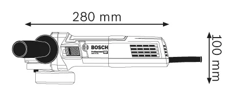 GWS 9 125 BOSCH BRUSILICA ELEKTRICNA KUTNA 900W 125MM agropower 699517275 AgroPower Vrtni alati i strojevi