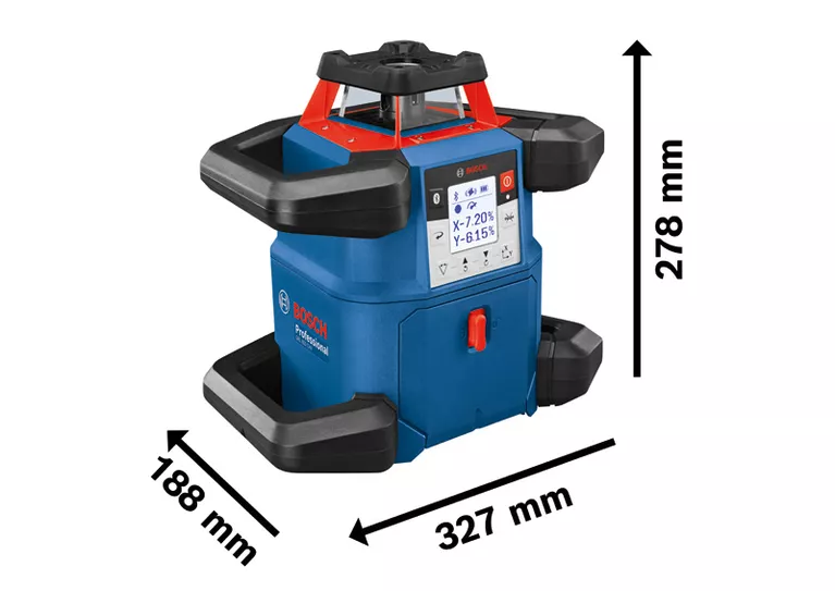 ROTACIJSKI LASER BOSCH GRL 600 CHV STATIV BT170 HD CILJNA PLOCA 4×15V LR20 D 4×15V LR6 AA 1×18.0V 4.0AH KOVCEG agropower 756401279 AgroPower Vrtni alati i strojevi