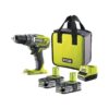 Ryobi aku buš-odvijač R18DD3-225S (18V ONE+,2x2,5Ah)