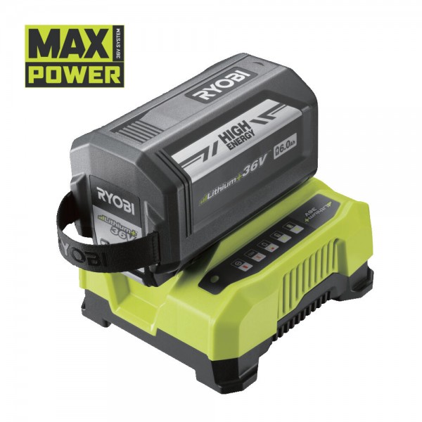 Ryobi akumulator 36V6Ah brzi punjac 5133004706 AgroPower Vrtni alati i strojevi