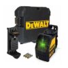 LASERSKI NIVELIR KRIŽNI DEWALT DW088CG-XJ + 3×1,5V (AA), KOVČEG