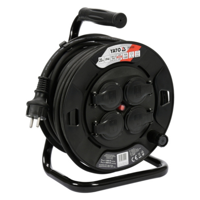 PRODUŽNI KABEL 3G1,5MM2 40M IP44 16A H05RR-F GUMA