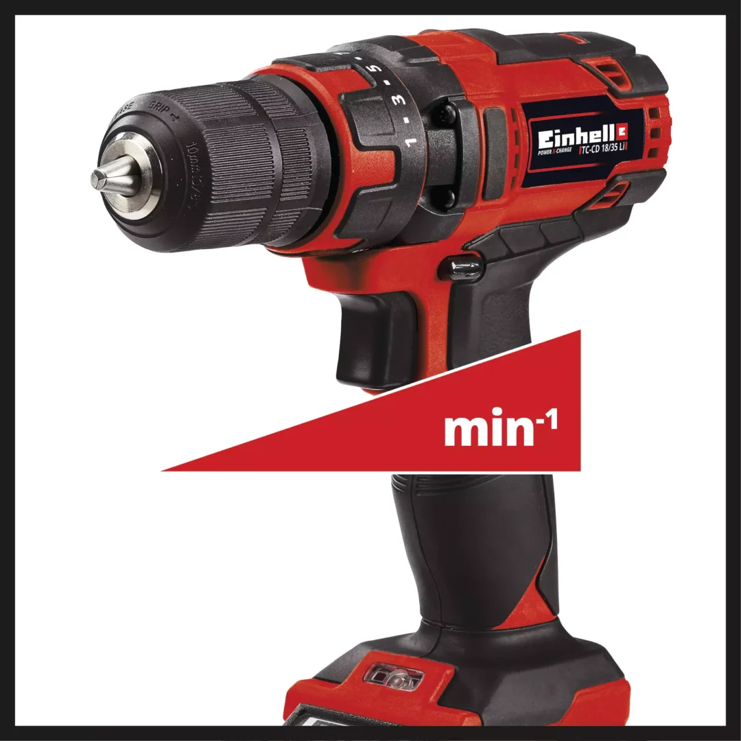 EINHELL aku bušilica TC-CD 18/35 Li PXC 18V 1,5Ah - Slika 3