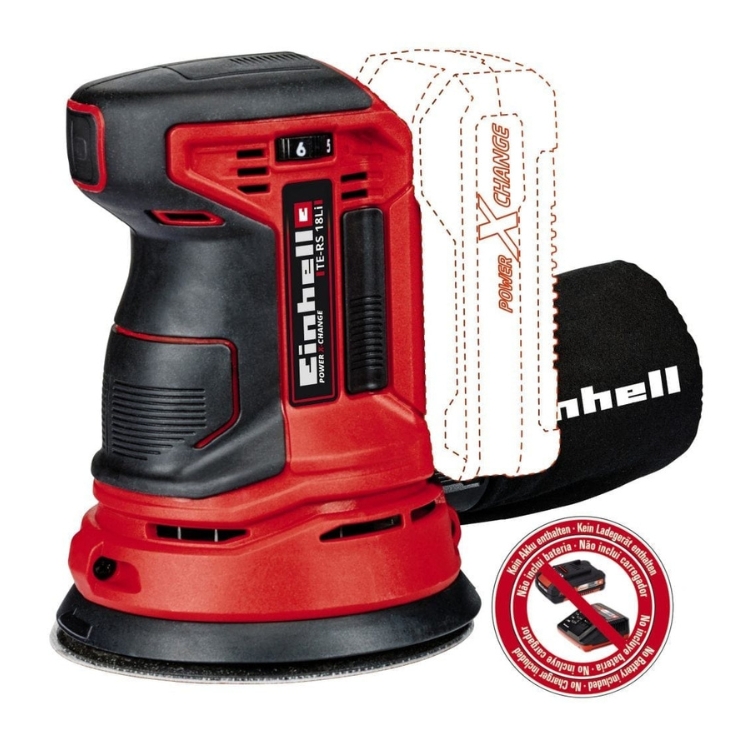 EINHELL aku ekscentrična brusilica TE-RS 18 Li PXC 18V bez baterije