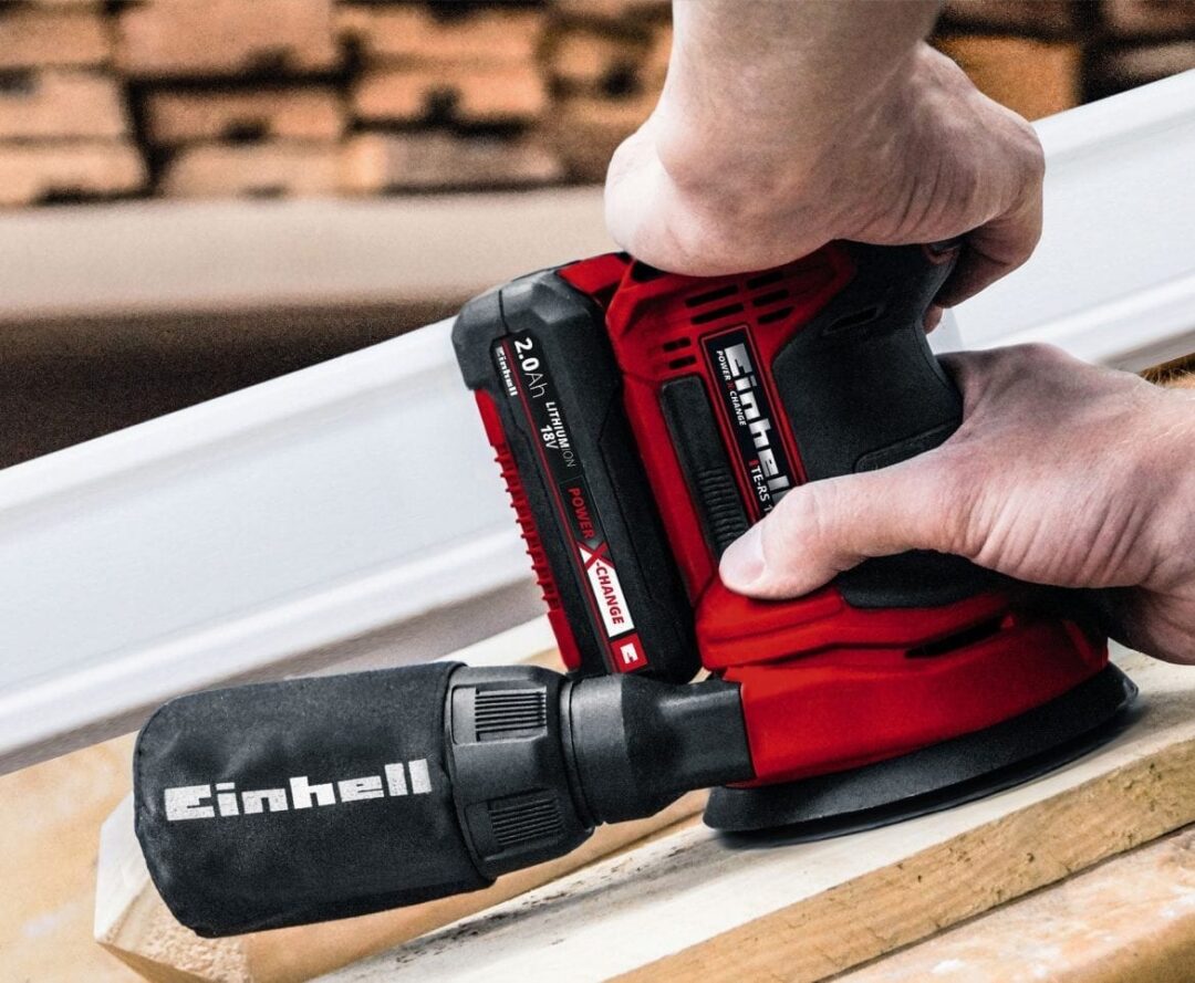 EINHELL aku ekscentrična brusilica TE-RS 18 Li PXC 18V bez baterije - Slika 4