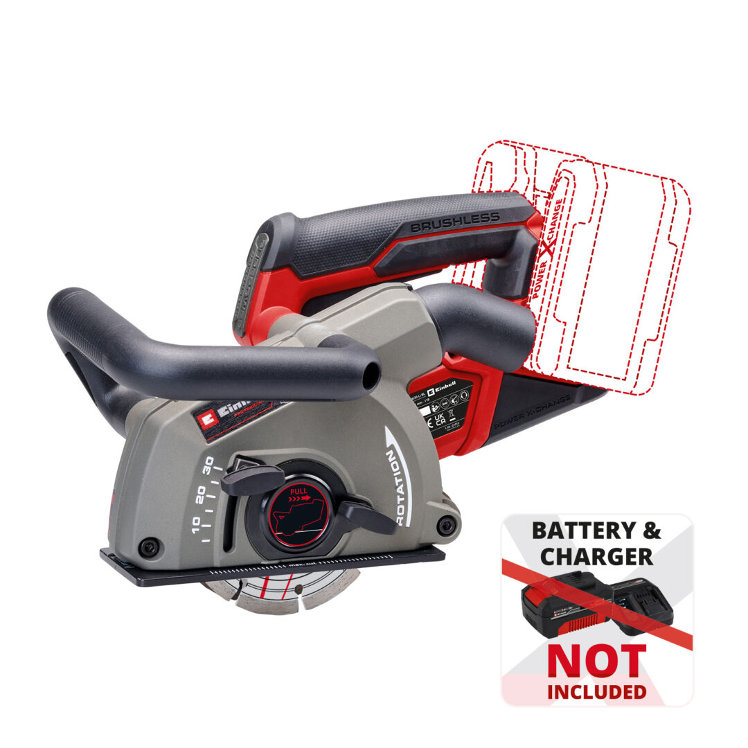 EINHELL aku glodalica za utore TP-MA 36/30 Li BL PXC 18+18V bez baterije - Slika 2