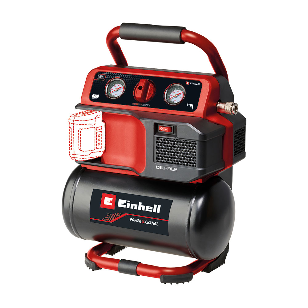 EINHELL aku kompresor TE-AC 18/75 Li OF PXC 18V bez baterije