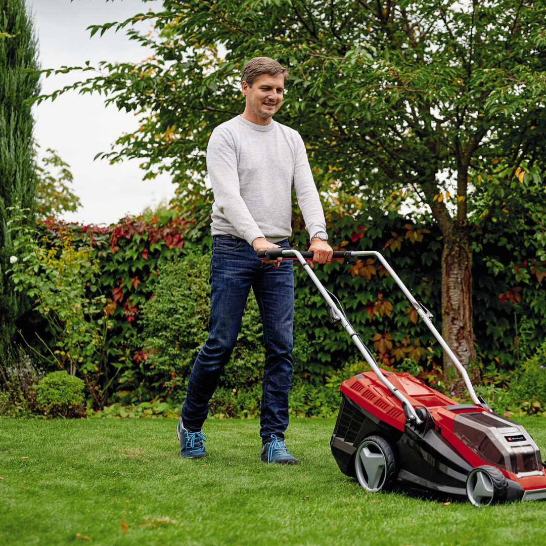 EINHELL aku kosilica GE-CM 36/36 PXC 18+18V 2xAku 4,0Ah 2xpunjač - Slika 5