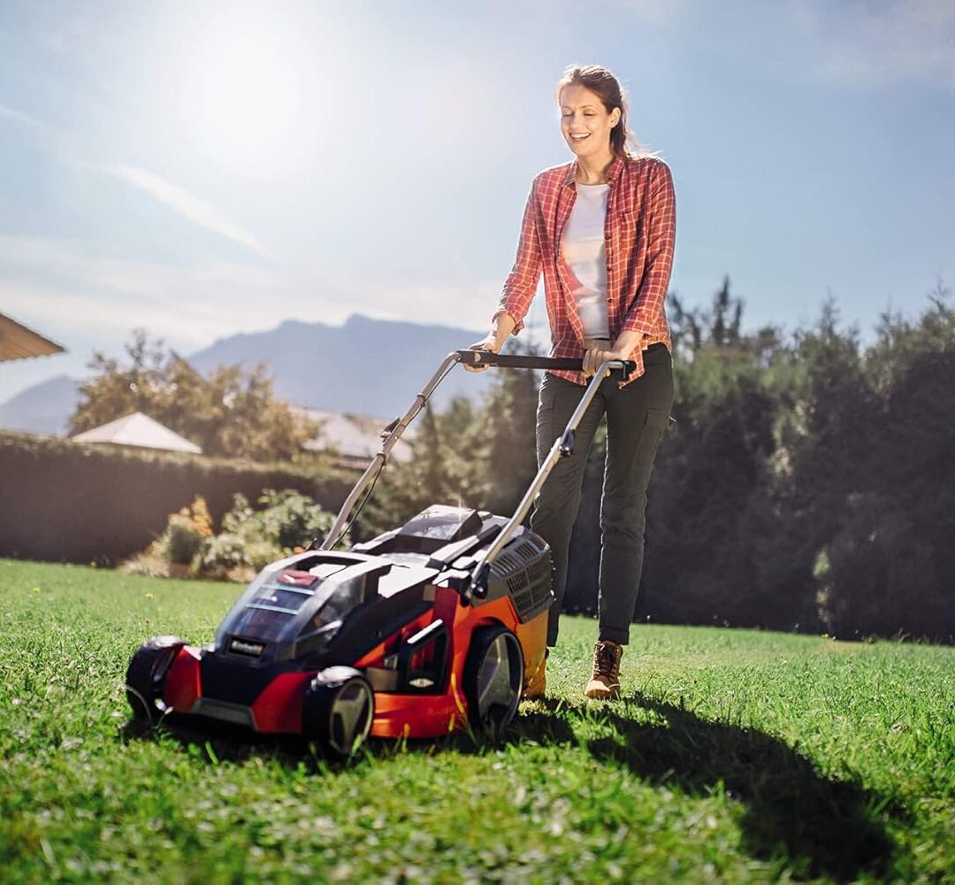 EINHELL aku kosilica GE CM 43 Li M BL PXC 18V 2xAku 40Ah 2xpunjac agropower 678451403 AgroPower Vrtni alati i strojevi