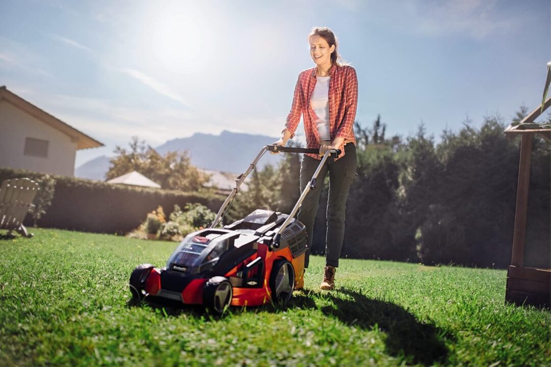 EINHELL aku kosilica GE-CM 43 Li M BL PXC 18V 2xAku 4,0Ah 2xpunjač - Slika 6
