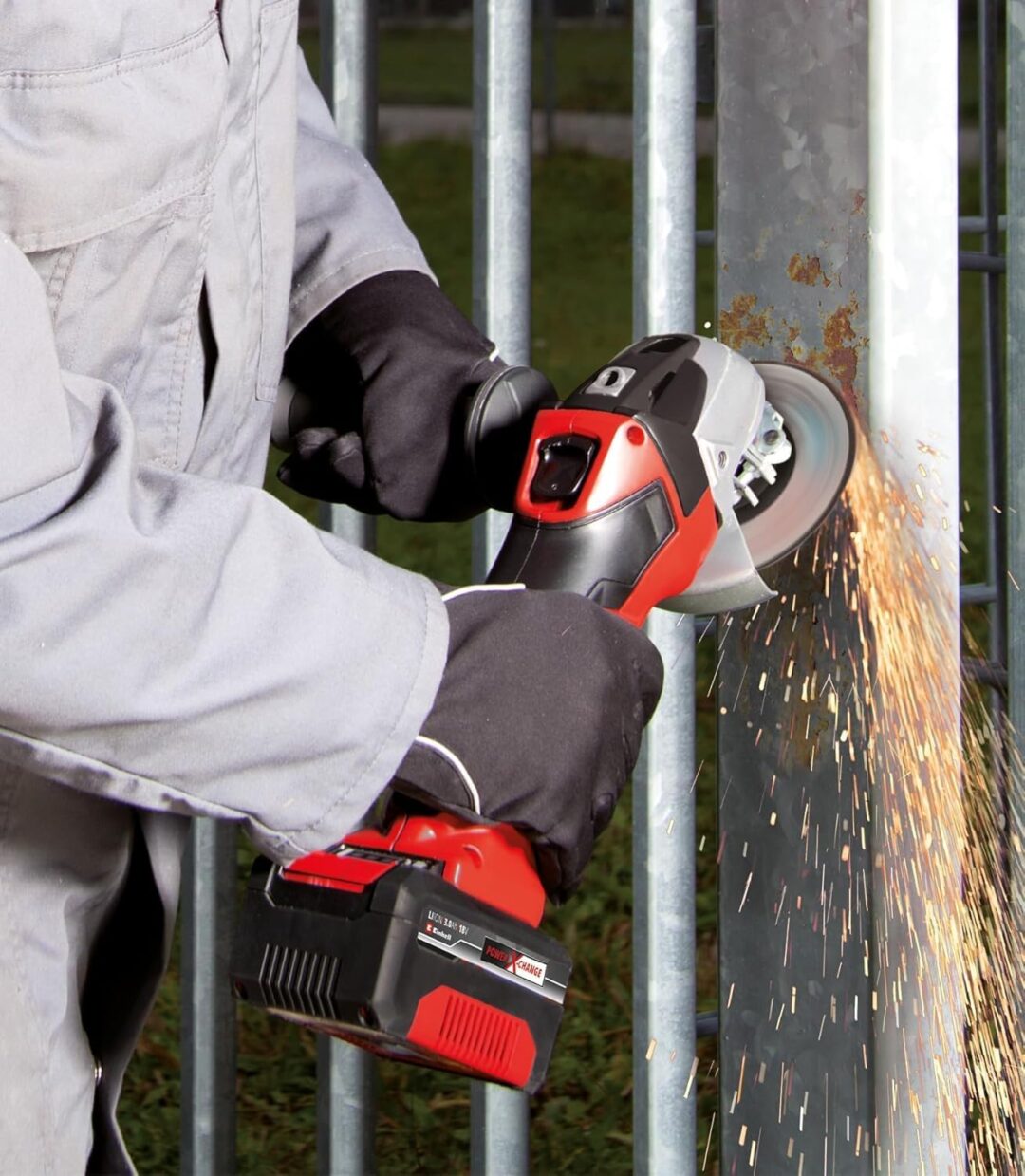 EINHELL aku kutna brusilica TC-AG 18/115 Li PXC 18V bez baterije - Slika 4