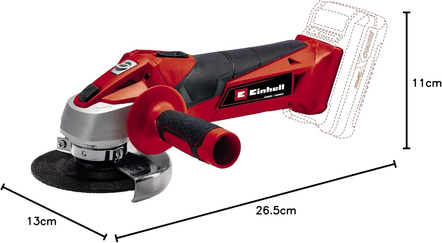 EINHELL aku kutna brusilica TC AG 18115 Li PXC 18V bez baterije agropower 983450420 AgroPower Vrtni alati i strojevi