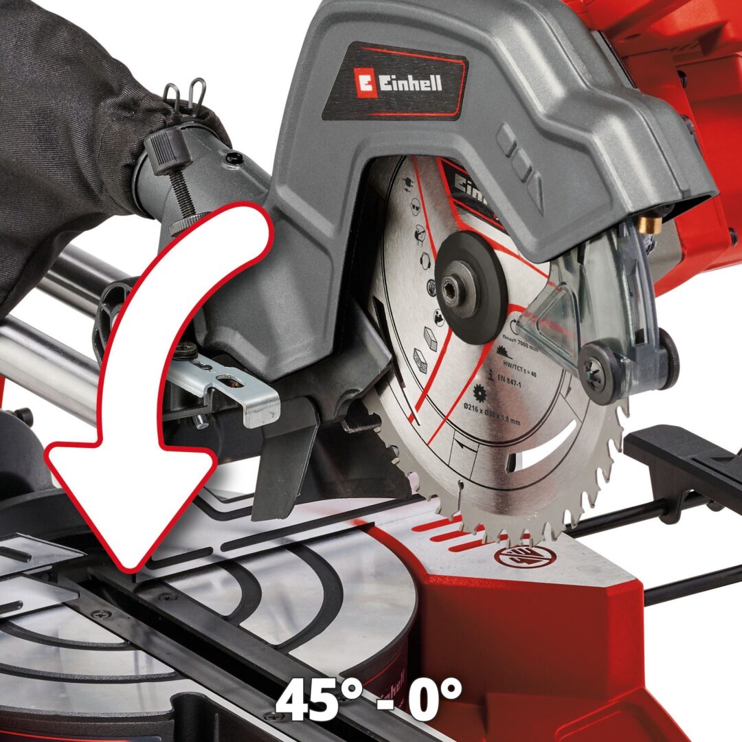 EINHELL aku potezno preklopna pila TE-SM 36/8 L Li PXC 18+18V bez baterije - Slika 3