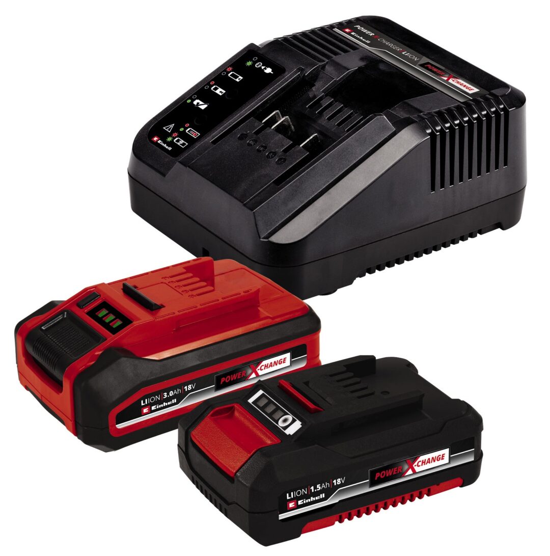 EINHELL aku set TC-TK 18 Li bušilica, kutna brusilica PXC 18V 2xAku 1,5/3,0Ah - Slika 2