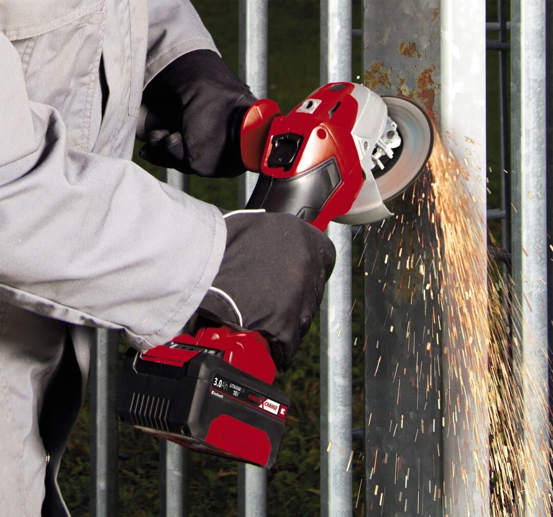 EINHELL aku set TC-TK 18 Li bušilica, kutna brusilica PXC 18V 2xAku 1,5/3,0Ah - Slika 5