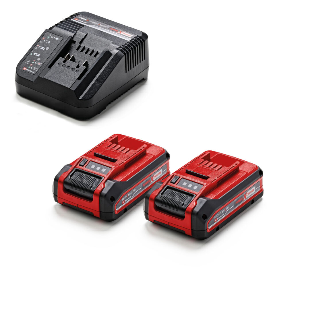 EINHELL aku set TE-TK 18/3 Li +2 Kit bušilica, kutna brusilica, bušaći čekić PXC 2xAku 18V 3,0Ah - Slika 2