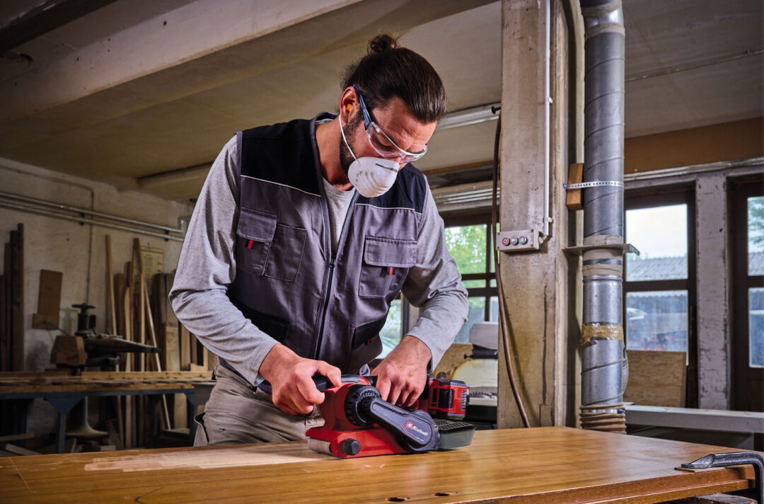 EINHELL aku tračna brusilica TP-BS 18/457 Li PXC 18V bez baterije - Slika 4