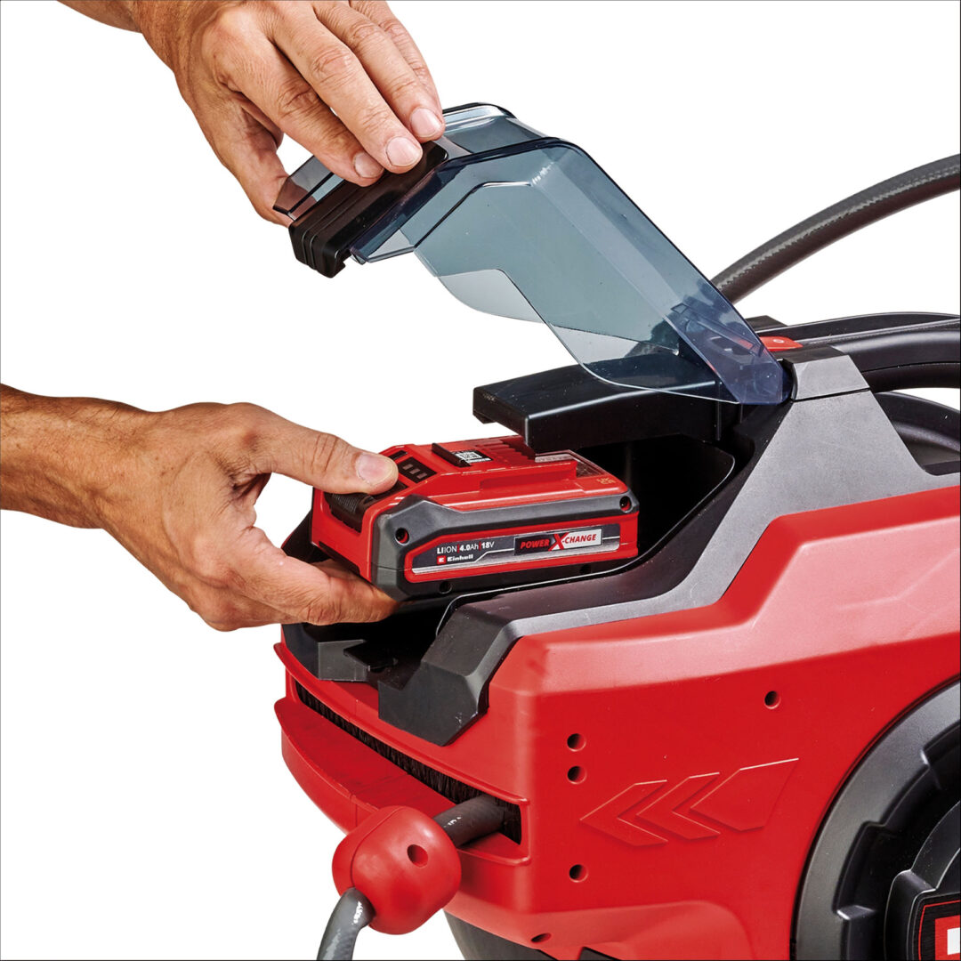 EINHELL aku zidni nosač za vrtno crijevo GE-HR 18/30 Li PXC 18V bez baterije - Slika 2