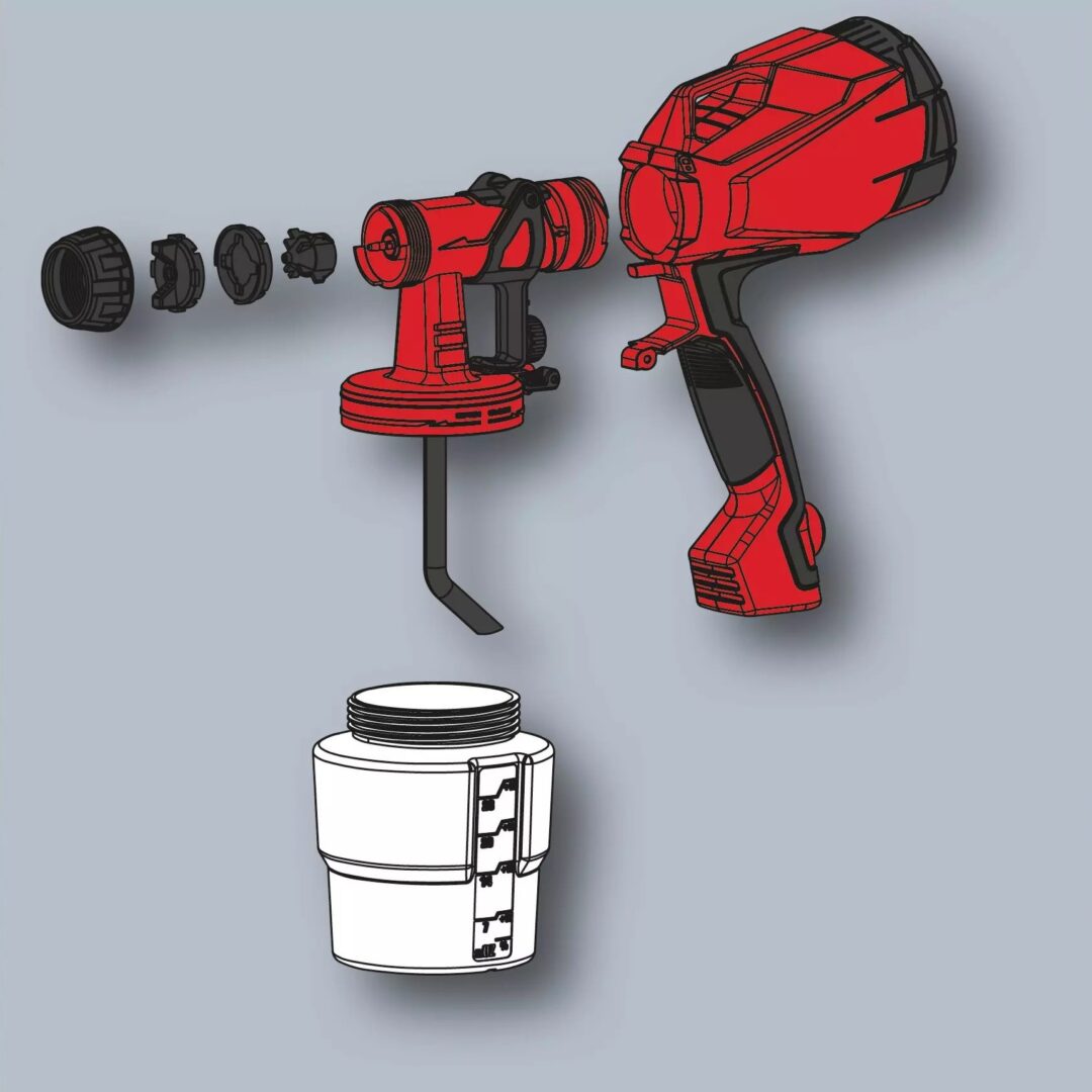 EINHELL pistolj za prskanje boje TC SY 400 P agropower 734696632 AgroPower Vrtni alati i strojevi