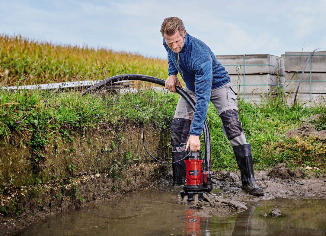 EINHELL potopna pumpa za nečistu vodu GE-DP 900 Cut s noževima - Slika 4