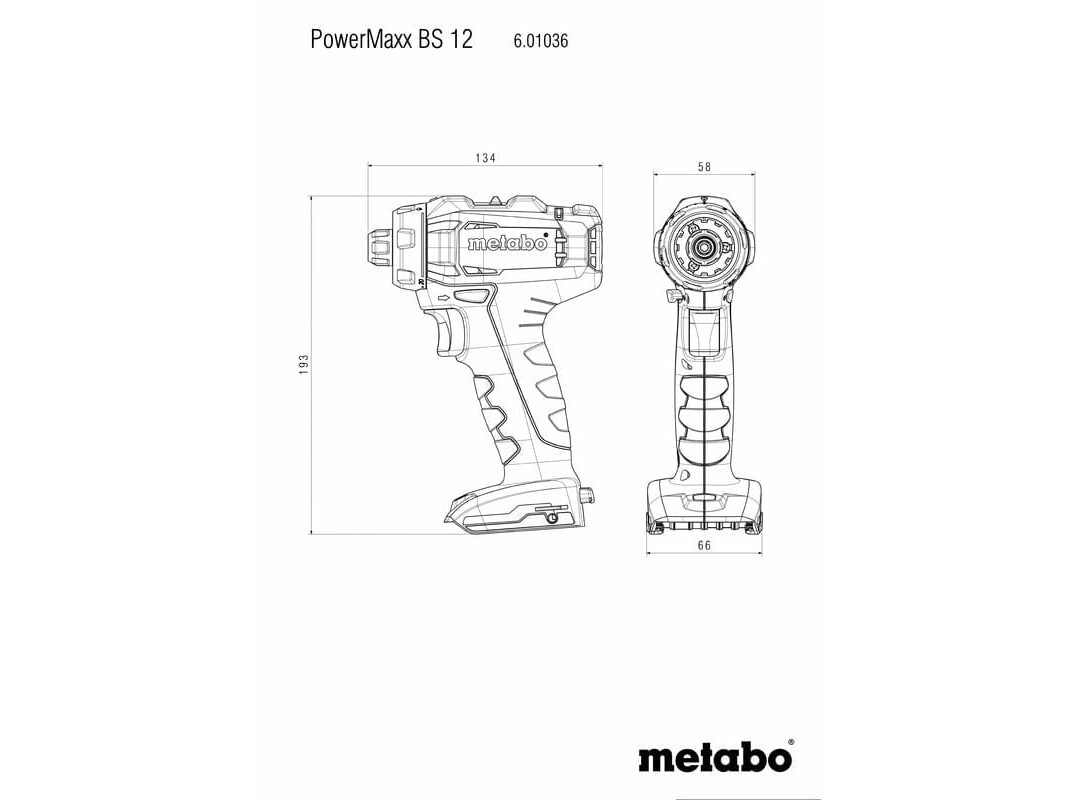 METABO AKU BUSILICAODVIJAC POWERMAXX BS 12 2x2Ah agropower 910911102 AgroPower Vrtni alati i strojevi