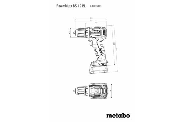 METABO AKU BUSILICAODVIJAC POWERMAXX BS 12 BL 2x2Ah agropower 409533305 1 AgroPower Vrtni alati i strojevi