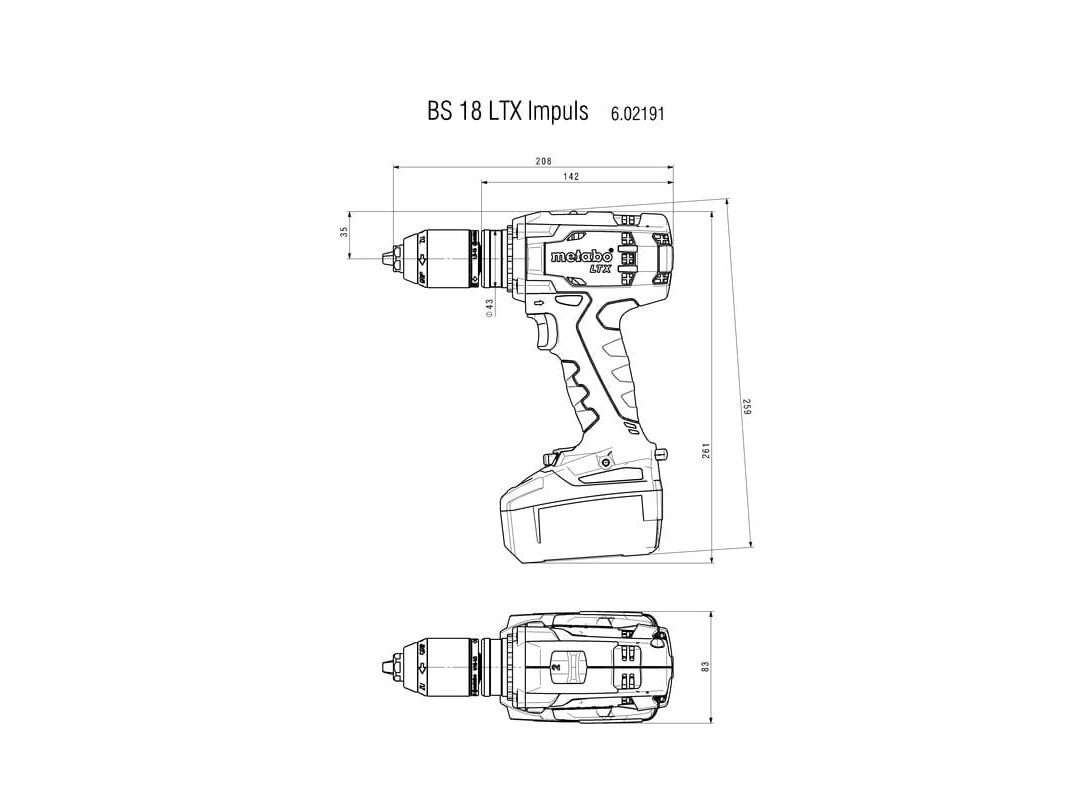 METABO AKU BUSILICAODVIJAC UDARNA BS 18 LTX Impuls agropower 243414516 AgroPower Vrtni alati i strojevi
