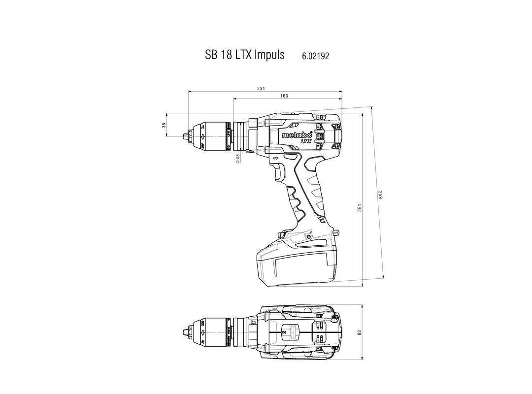 METABO AKU BUSILICAODVIJAC UDARNA SB 18 LTX Quick agropower 833970669 AgroPower Vrtni alati i strojevi
