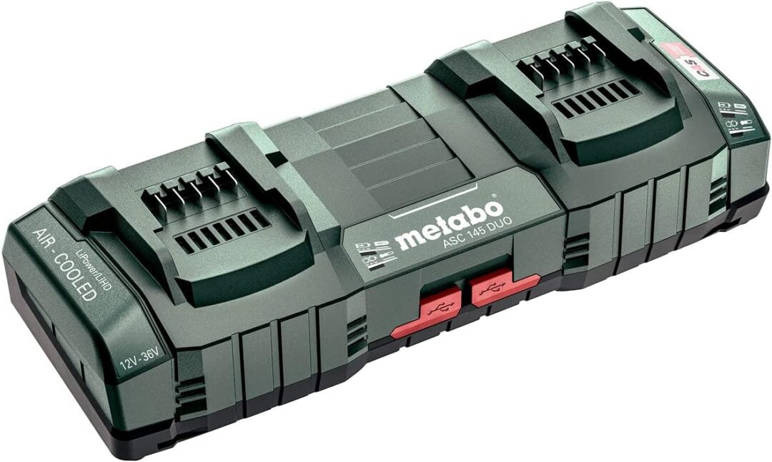 METABO BASIC SET BATERIJA 18V 4 x LiHD 8.0 Ah + ASC 145 Duo + Metaloc - Slika 3