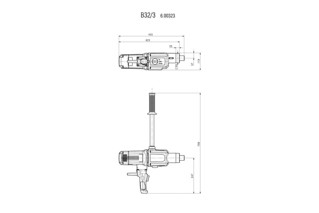 METABO BUŠILICA B 32/3 - Slika 3