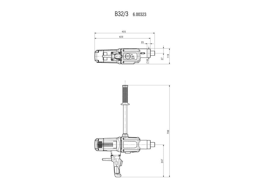 METABO BUSILICA B 323 agropower 607014013 AgroPower Vrtni alati i strojevi