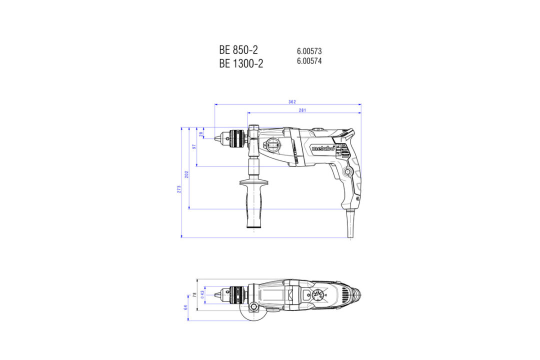 METABO BUŠILICA BE 850-2 - Slika 5
