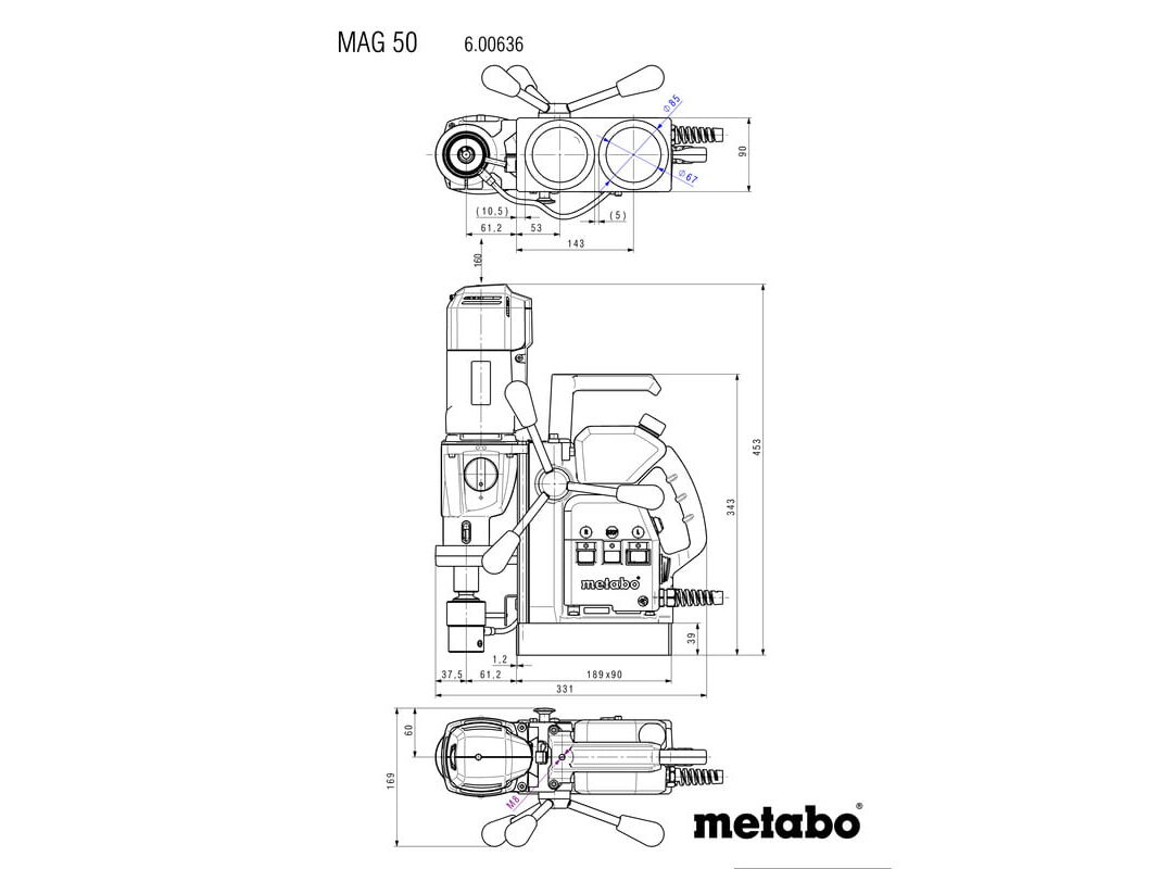 METABO GLODALICA ELEKTROMAGNETNA MAG 50 agropower 525546938 AgroPower Vrtni alati i strojevi