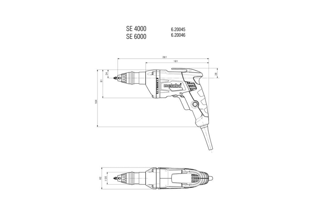 METABO ODVIJAČ ZA GIPS-KARTONSKE PLOČE SE 4000 - Slika 4