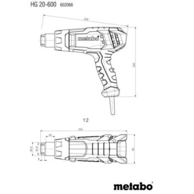 METABO PISTOLJ TOPLOZRACNI HGE 23 650 LCD agropower 987757112 AgroPower Vrtni alati i strojevi