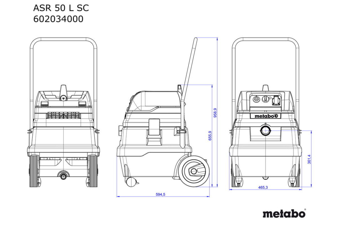 METABO USISAVAČ ASR 50 L SC - Slika 4